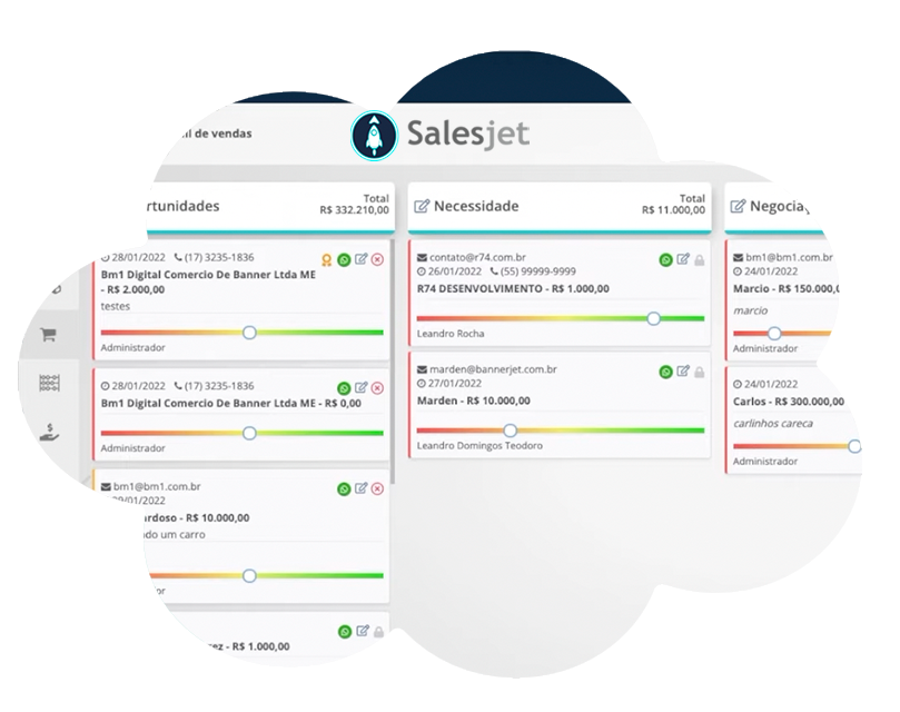 Um sistema completo para gestão e prospecção.